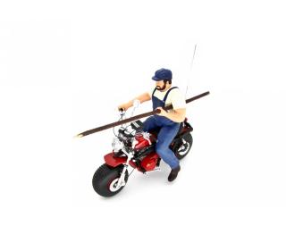 BUD SPENCER MOTOZODIACO TUAREG 223-2 & TERENCE HILL MOTO OSSA AE73 Laudoracing 1:18